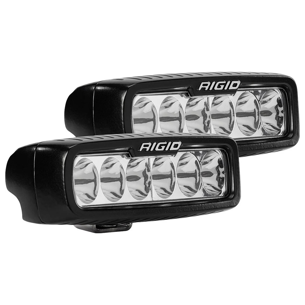 Image 1: RIGID Industries SR-Q Series PRO Driving Surface Mount Pair Black Lights