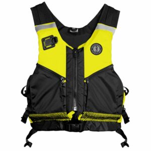 Image 1: Mustang Operations Support Water Rescue Vest - Fluorescent Yellow/Green/Black - Medium/Large