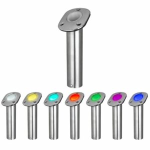 Image 1: Sea-Dog LED RGB Rod Holder w/Tube Insert
