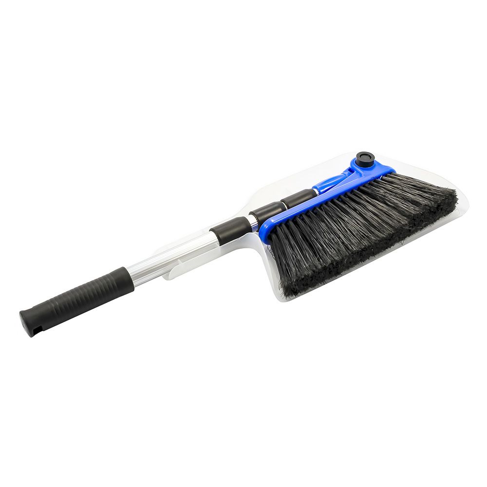 Image 1: Camco RV Broom & Dustpan - Bilingual