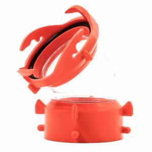 Image 1: Camco RhinoFLEX 45-Degree Swivel Fitting Clear