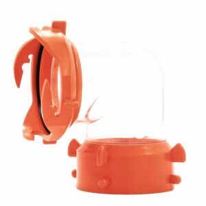 Image 1: Camco RhinoFLEX 90-Degree Swivel Fitting Clear