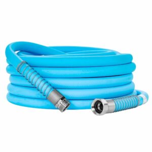 Image 1: Camco EvoFlex 75' RV/Marine Drinking Water Hose - 5/8" ID