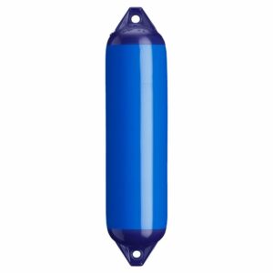Image 1: Polyform F-1 Twin Eye Fender 6" x 24" - Blue