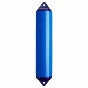 Image 1: Polyform F-4 Twin Eye Fender 8.5" x 40.5" - Blue