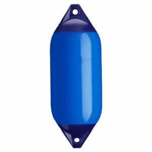 Image 1: Polyform F-5 Twin Eye Fender 11" x 30" - Blue