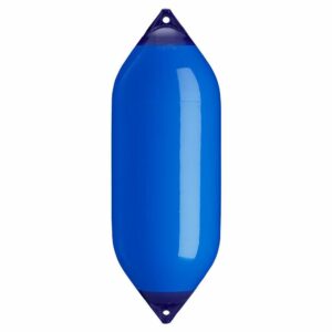 Image 1: Polyform F-10 Twin Eye Fender 18" x 50" - Blue