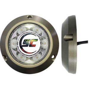 Image 1: Shadow-Caster SC3 Series Underwater Light - Full-Color Change - 12-Color Standard or Unlimited Colors w/Shadow-NET®