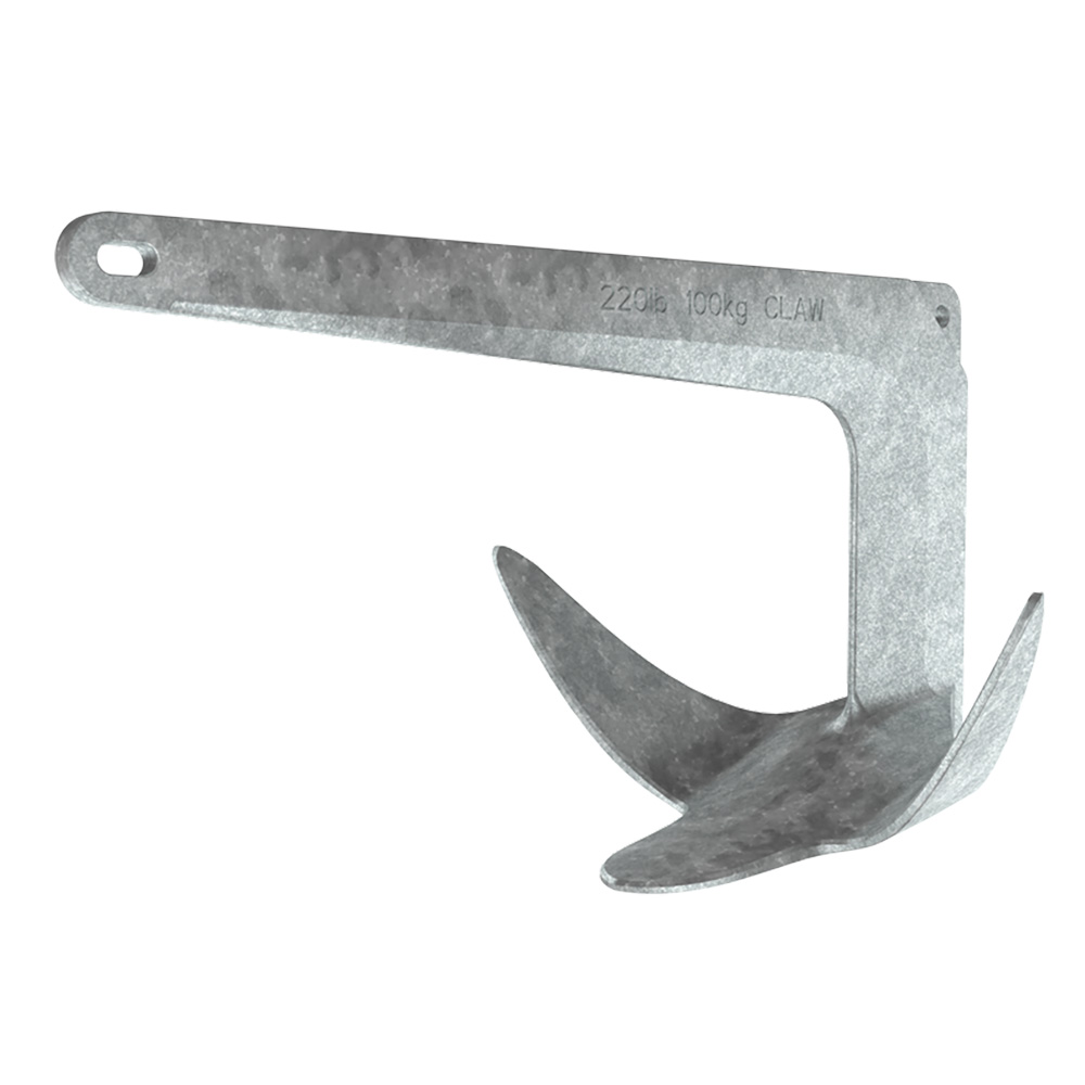 Image 1: Lewmar Claw Anchor - Galvanized - 16.5lb