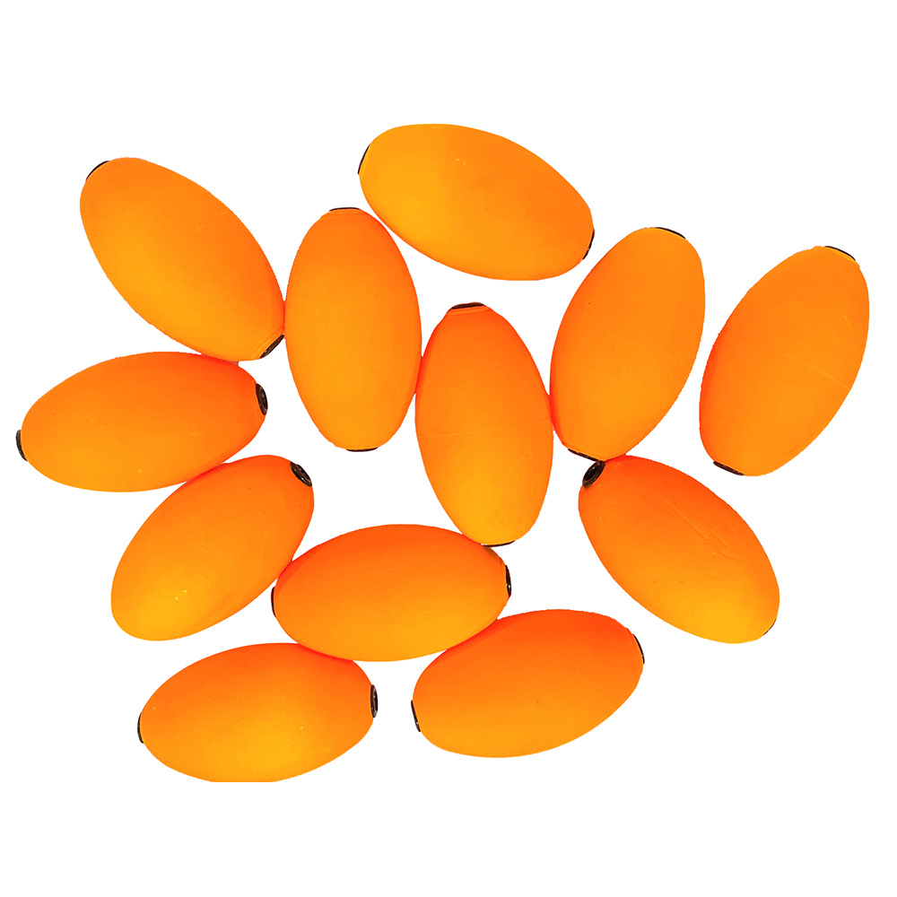 Image 1: Tigress Oval Kite Floats - Orange *12-Pack