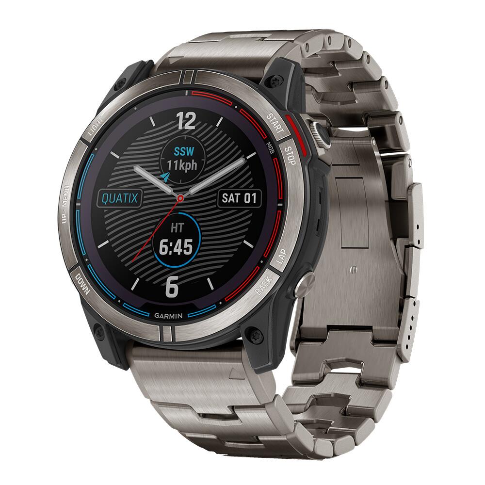 Image 1: Garmin quatix® 7 - Solar Edition Marine GPS Smartwatch w/Solar Charging