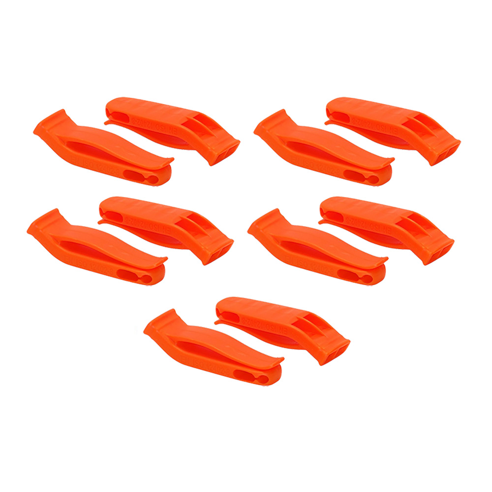 Image 1: Mustang Signal Whistle - Orange *10-Pack