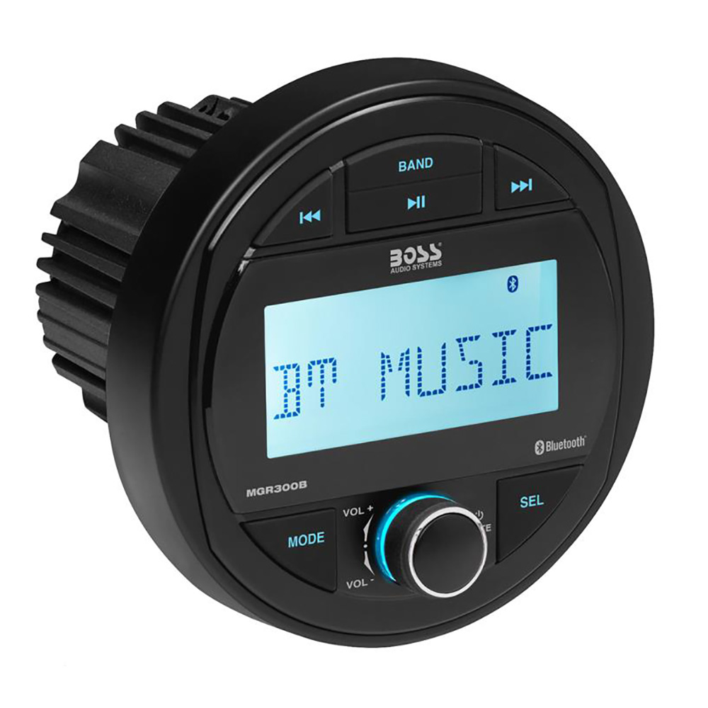 Image 1: Boss Audio MGR300B Marine Stereo w/AM/FM/BT/USB