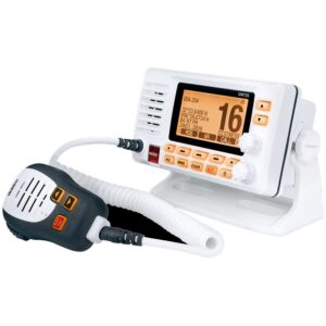 Image 1: Uniden UM725 Fixed Mount VHF w/GPS & Bluetooth - White