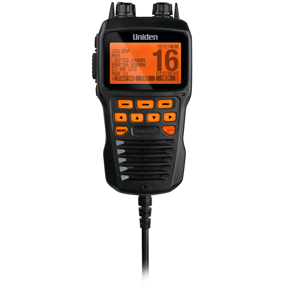 Image 1: Uniden Remote Mic f/UM725 VHF Radios - Black