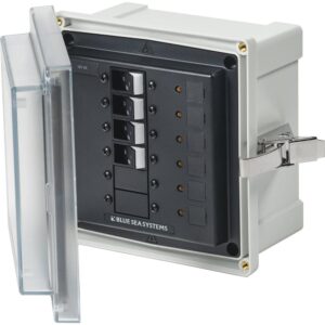 Image 1: Blue Sea 3134 - SMS Panel Enclosure w/4 Branch (12/24V) - 12/24V DC