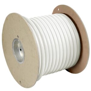 Image 1: Pacer White 6 AWG Battery Cable - 100' 
