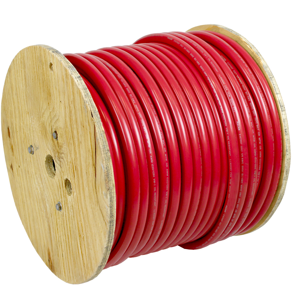 Image 1: Pacer Red 6 AWG Battery Cable - 250'