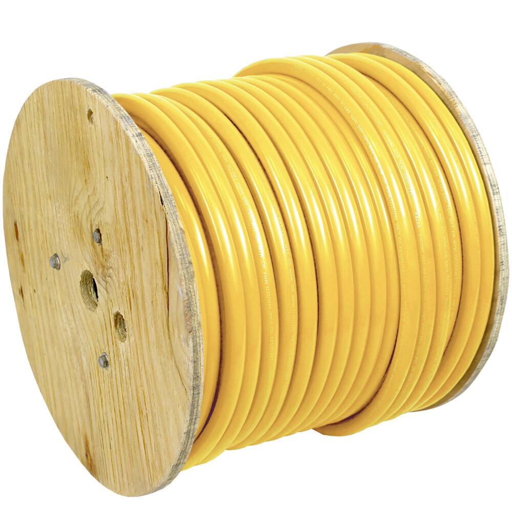 Image 1: Pacer Yellow 6 AWG Battery Cable - 250'