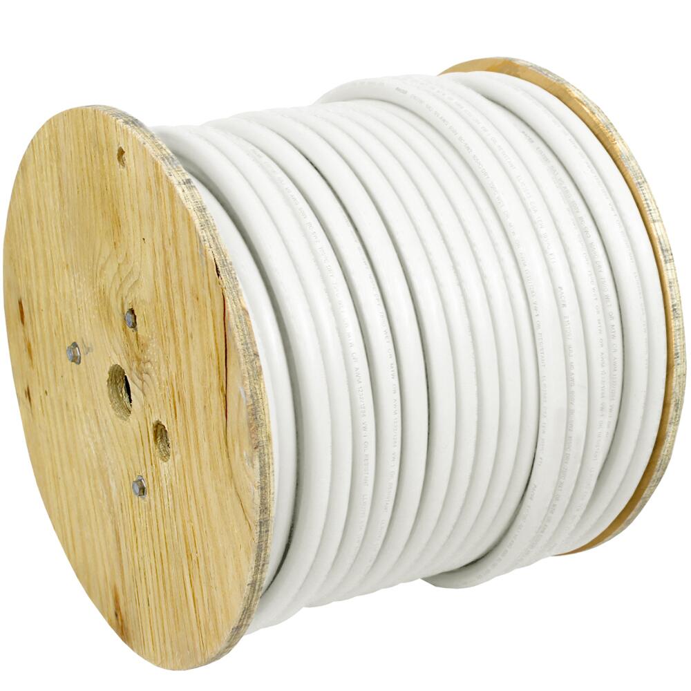 Image 1: Pacer White 6 AWG Battery Cable - 250'