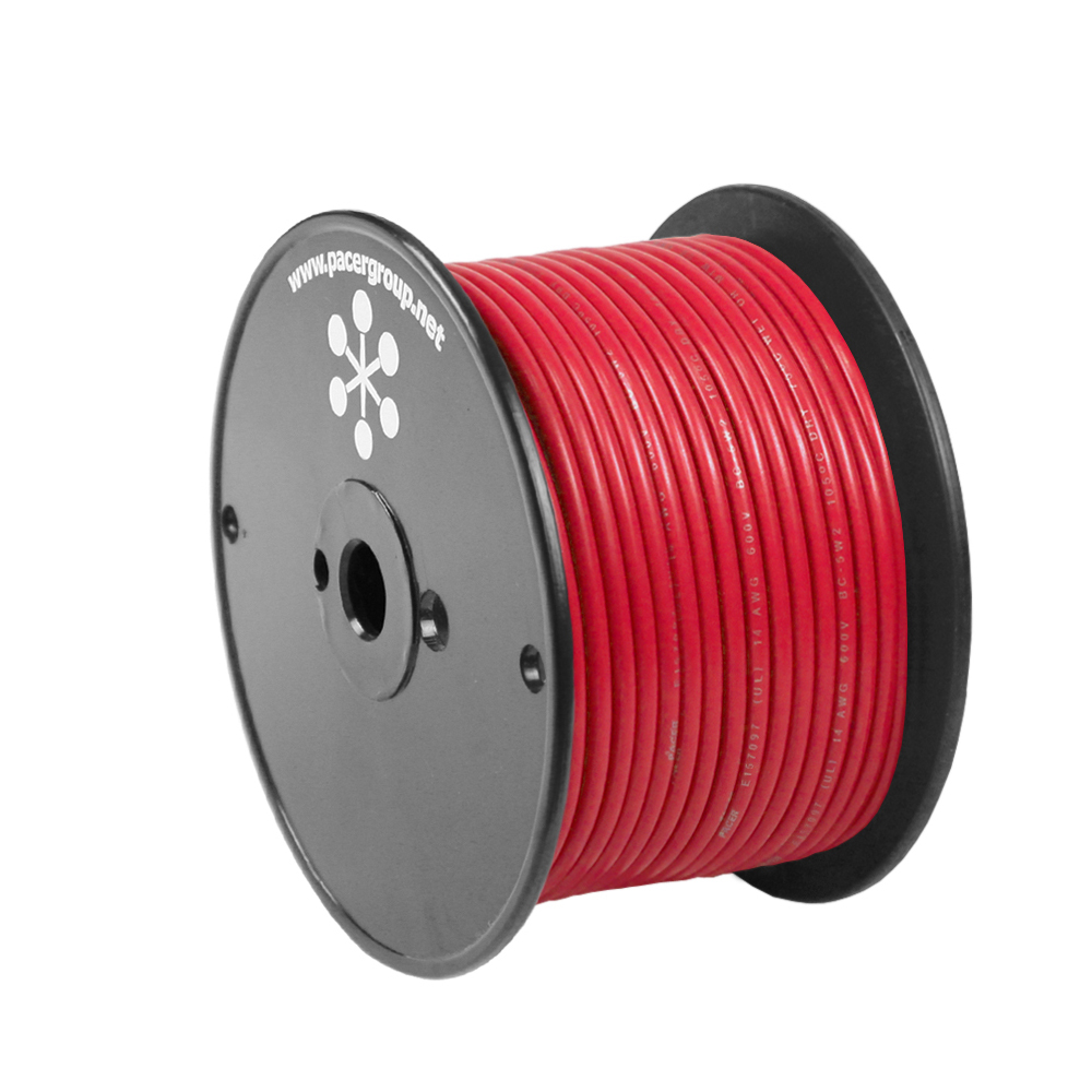 Image 1: Pacer Red 18 AWG Primary Wire - 100'