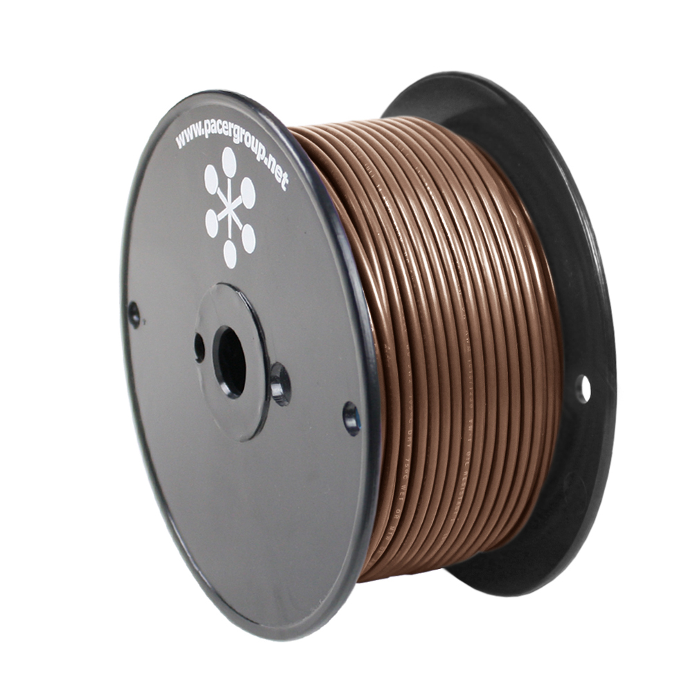 Image 1: Pacer Brown 18 AWG Primary Wire - 250'