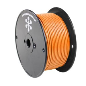 Image 1: Pacer Orange 18 AWG Primary Wire - 250' 