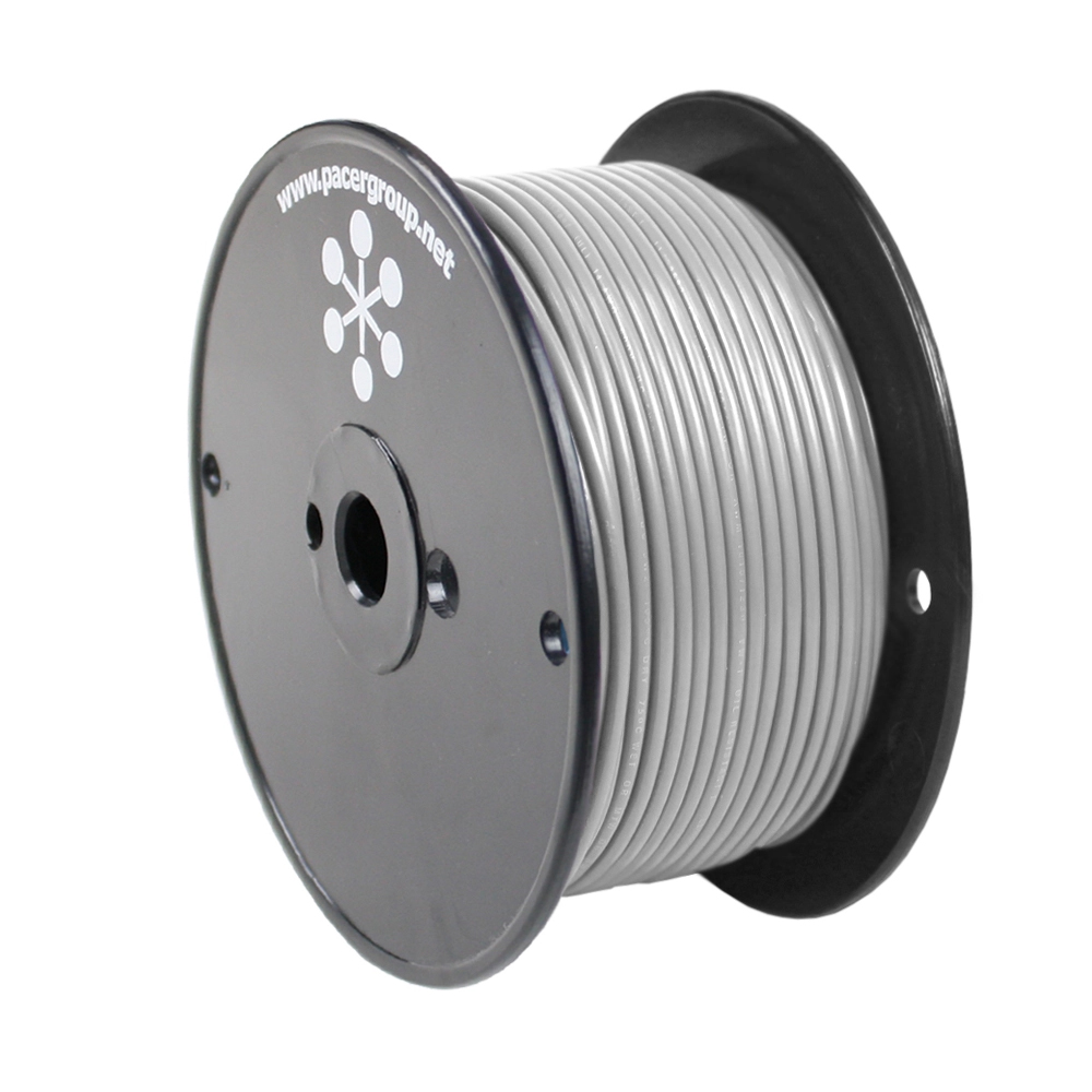 Image 1: Pacer Grey 18 AWG Primary Wire - 250'