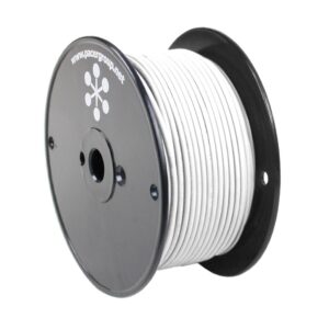 Image 1: Pacer White 18 AWG Primary Wire - 250' 