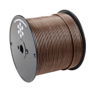 Image 1: Pacer Brown 18 AWG Primary Wire - 500' 