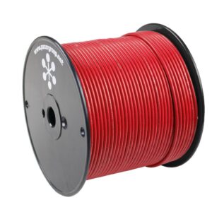 Image 1: Pacer Red 18 AWG Primary Wire - 500' 