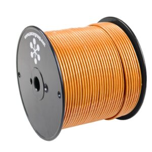 Image 1: Pacer Orange 18 AWG Primary Wire - 500' 
