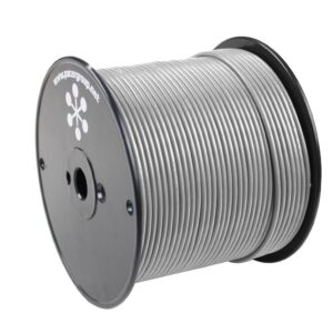 Image 1: Pacer Grey 18 AWG Primary Wire - 500' 