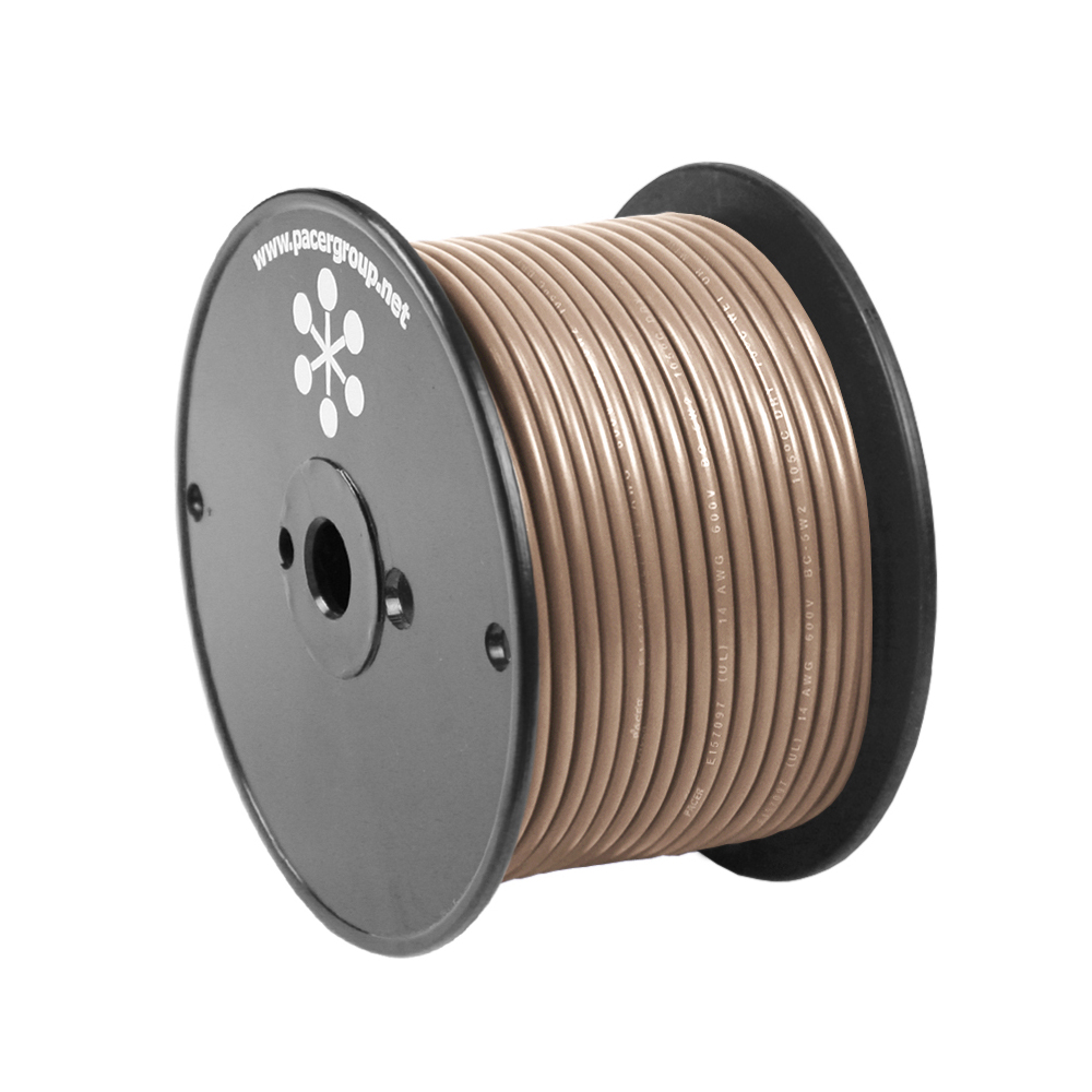 Image 1: Pacer Tan 16 AWG Primary Wire - 100'