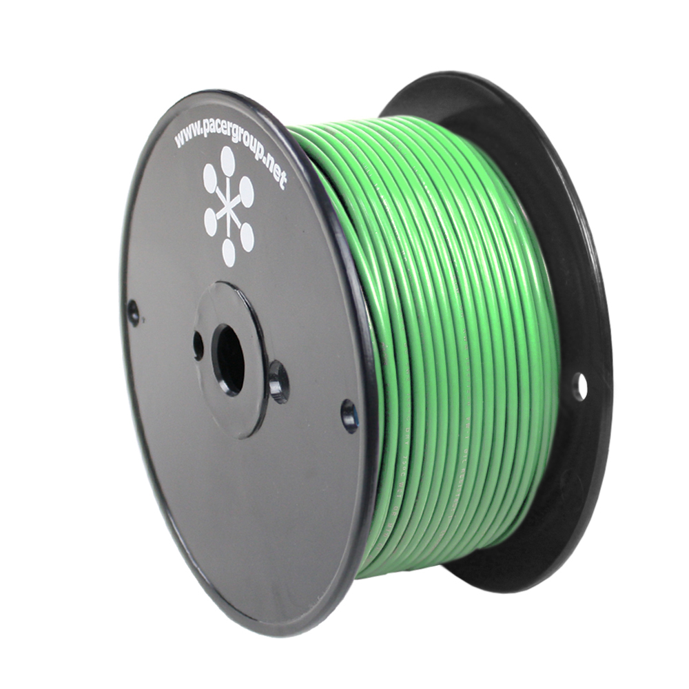 Image 1: Pacer Light Green 16 AWG Primary Wire - 250'