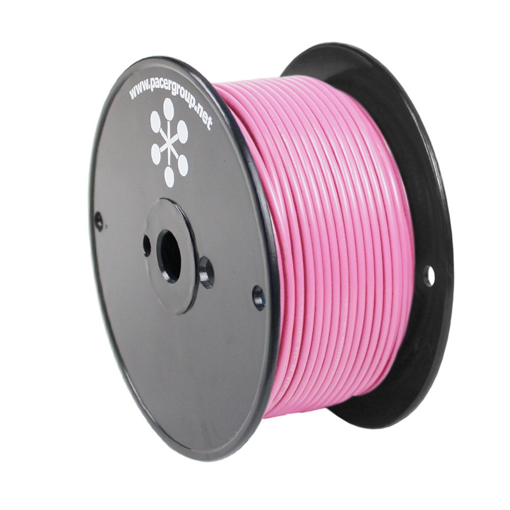 Image 1: Pacer Pink 16 AWG Primary Wire - 250'