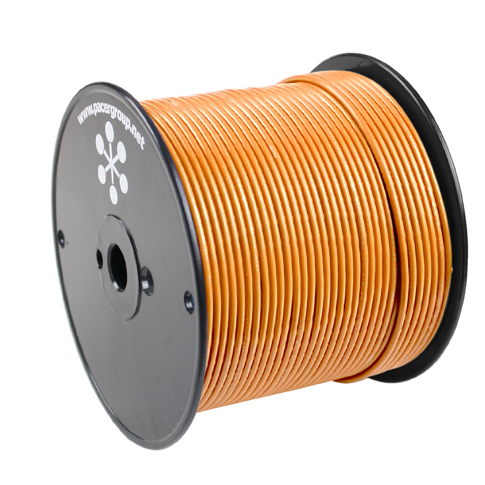 Image 1: Pacer Orange 16 AWG Primary Wire - 500'