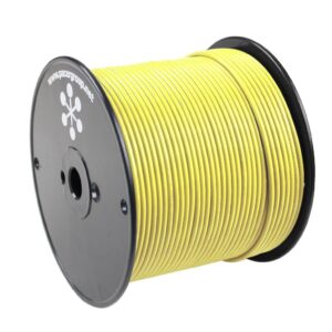 Image 1: Pacer Yellow 16 AWG Primary Wire - 500' 
