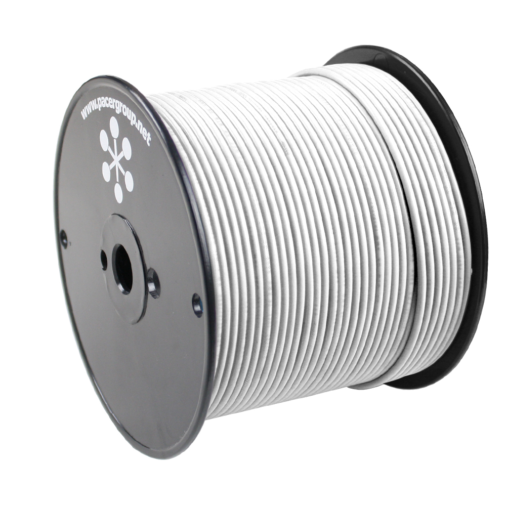 Image 1: Pacer White 16 AWG Primary Wire - 500'