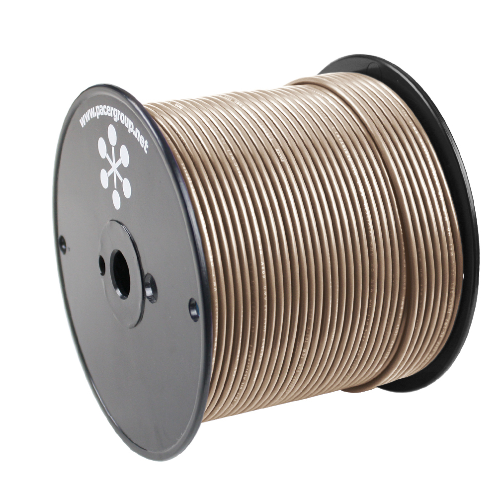 Image 1: Pacer Tan 16 AWG Primary Wire - 500'