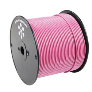 Image 1: Pacer Pink 16 AWG Primary Wire - 500' 