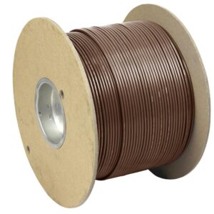 Image 1: Pacer Brown 16 AWG Primary Wire - 1,000' 