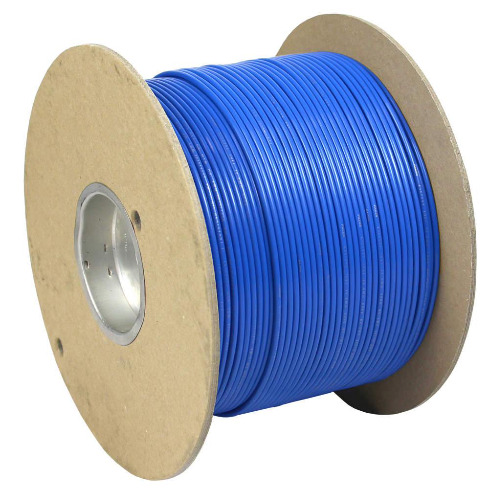 Image 1: Pacer Blue 16 AWG Primary Wire - 1,000'