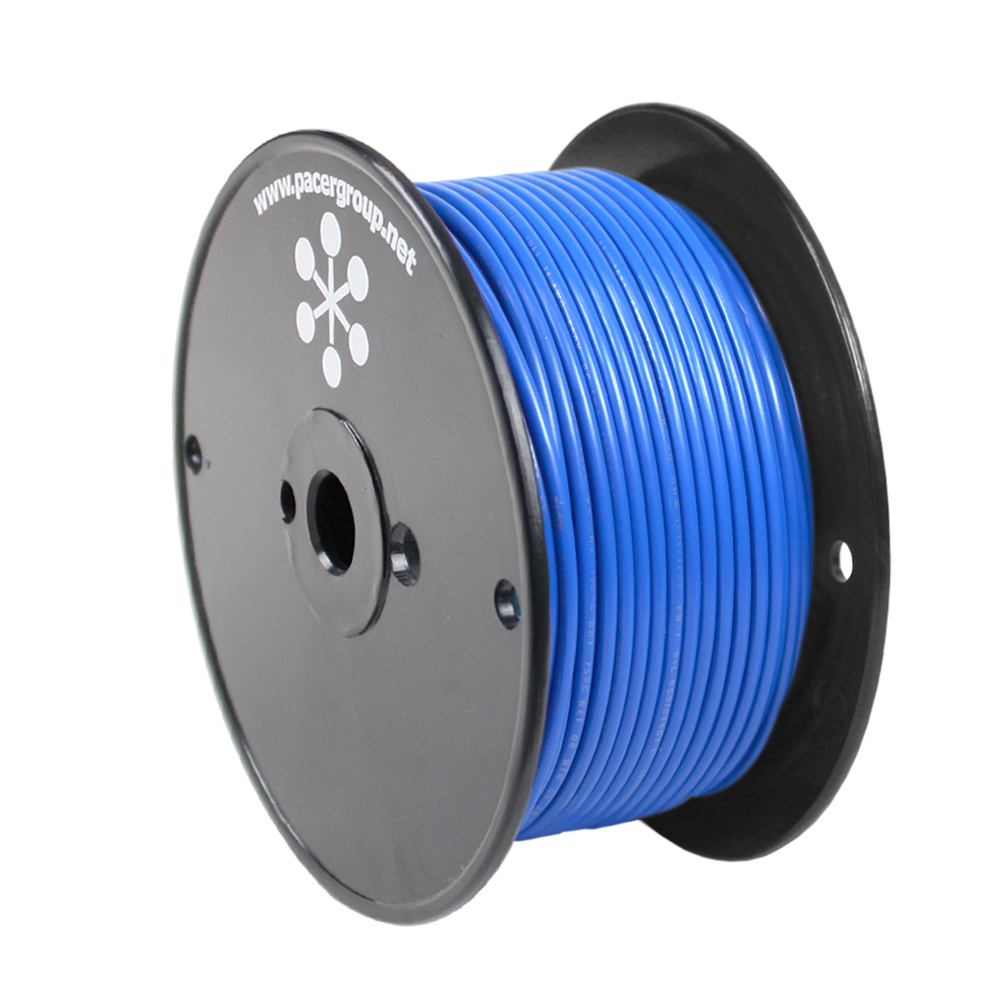 Image 1: Pacer Blue 14 AWG Primary Wire - 250'