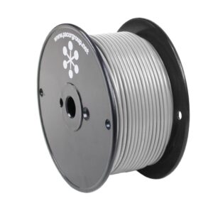 Image 1: Pacer Grey 14 AWG Primary Wire - 250' 