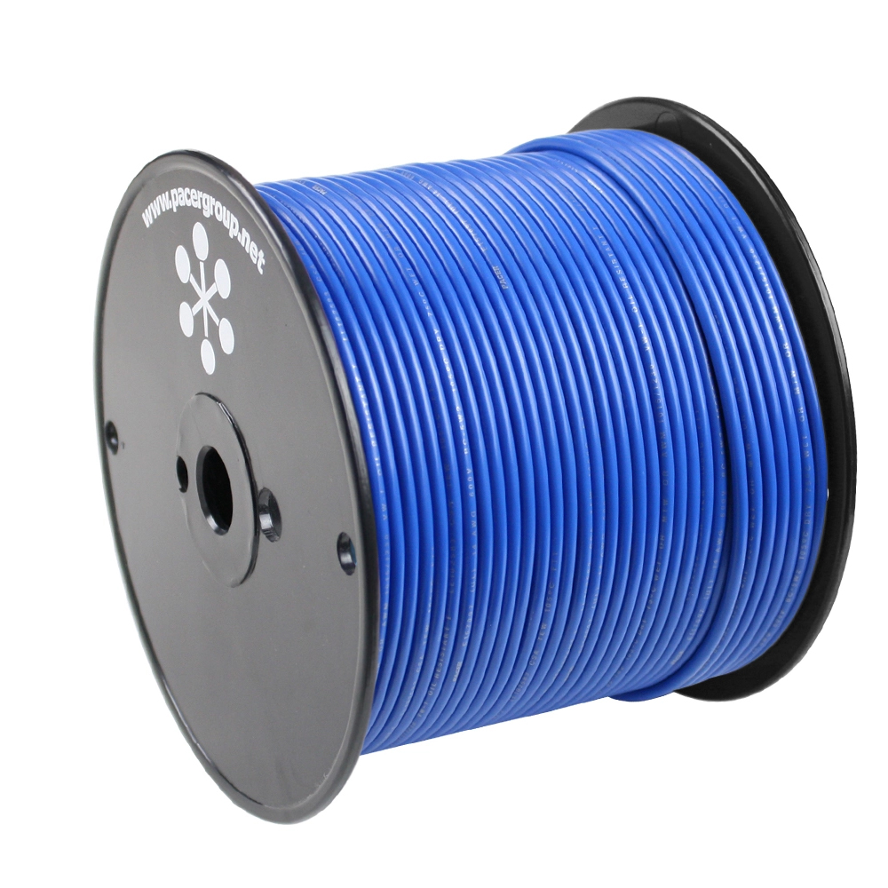 Image 1: Pacer Blue 14 AWG Primary Wire - 500'