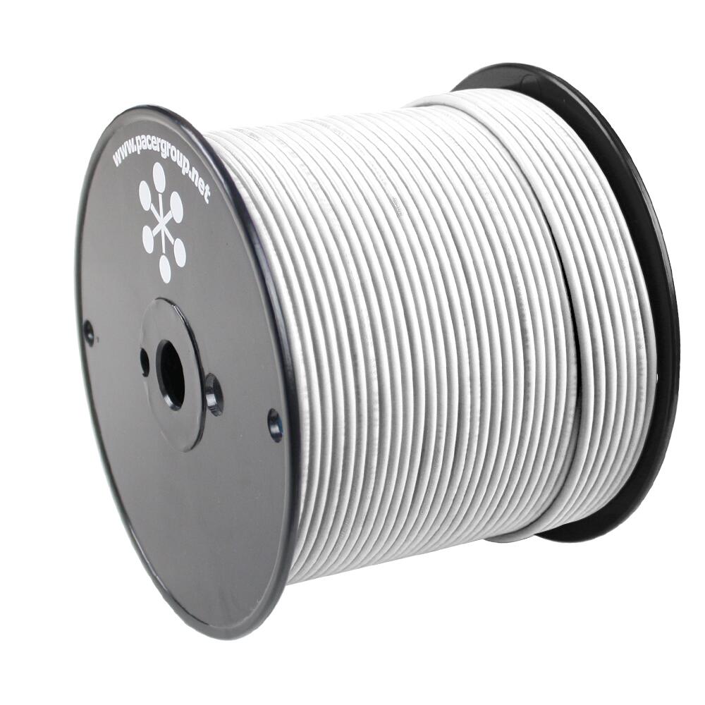 Image 1: Pacer White 14 AWG Primary Wire - 500'