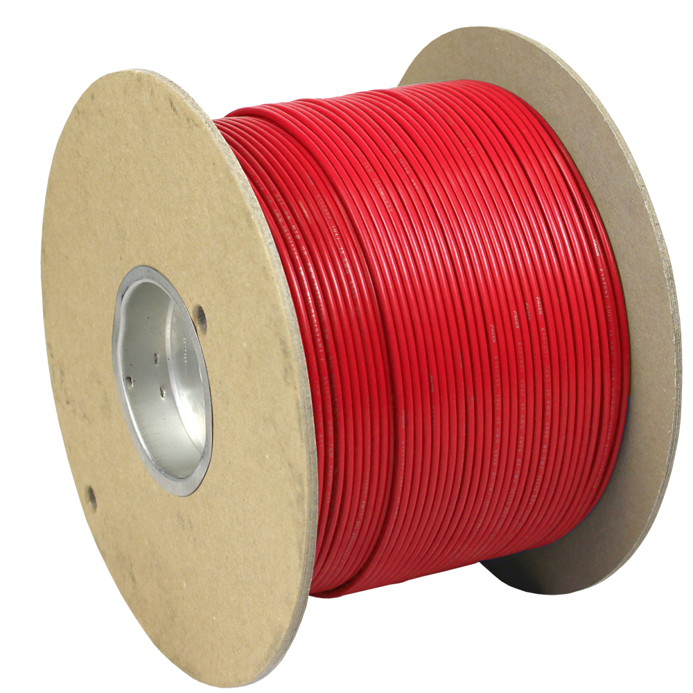 Image 1: Pacer Red 14 AWG Primary Wire - 1,000'