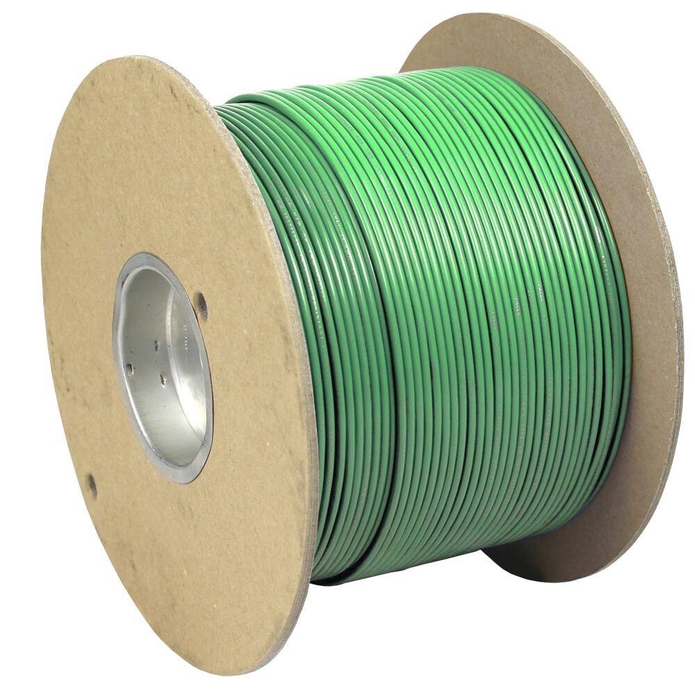 Image 1: Pacer Light Green 14 AWG Primary Wire - 1,000'