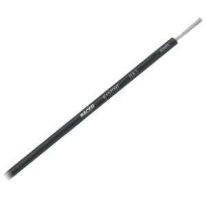 Image 1: Pacer Black 12 AWG Primary Wire - 25' 